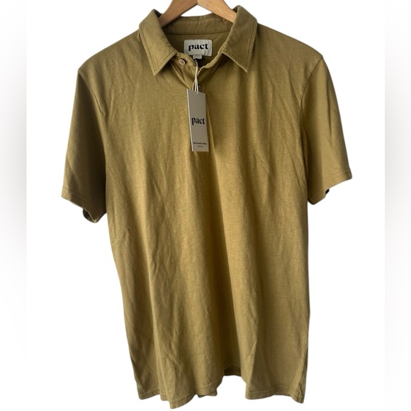 Pact Other - Pact Men's 100% Organic Cotton Polo Shirt NWT